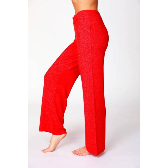 NEW FRENCH KYSS soft stretch lounge pant in red - Picture 1 of 1